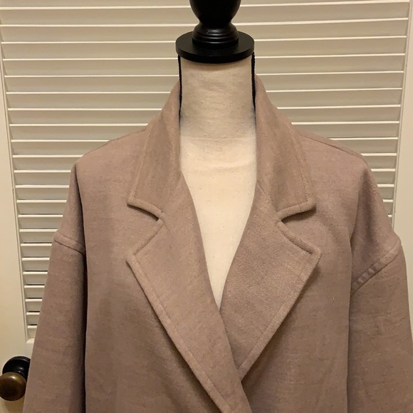 🎉HP🎉. Free People Hannah Oversized Slouchy Blazer / Pea Coat in Camel - Picture 5 of 16